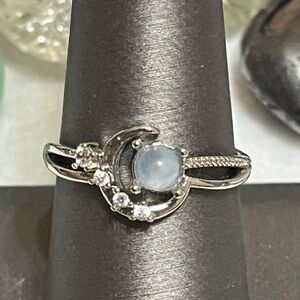 Crescent Moon Celestial Ring